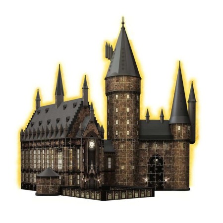Puzzle 3D cu led Harry Potter sala principala 540 piese